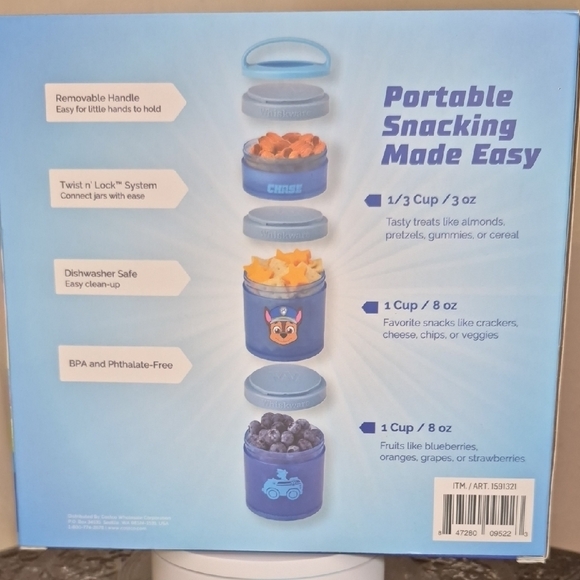 Paw Patrol Snack Stacks - Red, Blue, Pink - Picture 4 of 4